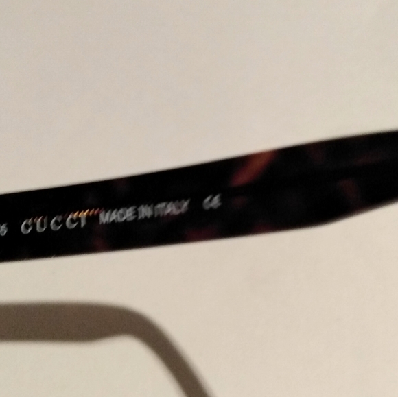 GUCCI VINTAGE UNISEX GG 1185 086 DARK TORTOISE FRAMES EYEGLASSES - Picture 8 of 14